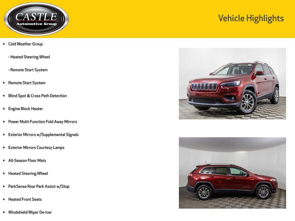 used 2019 Jeep Cherokee car, priced at $12,777