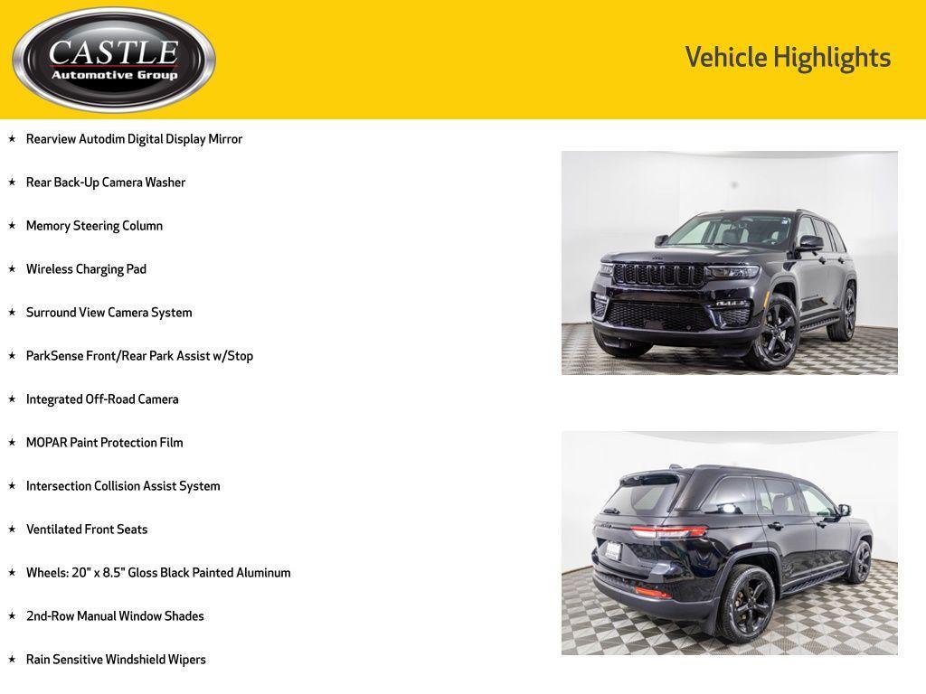used 2024 Jeep Grand Cherokee car, priced at $33,977