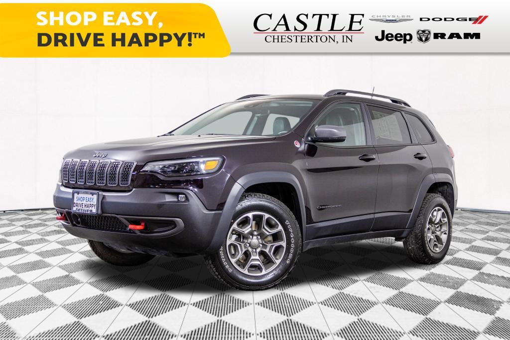 used 2021 Jeep Cherokee car, priced at $27,077