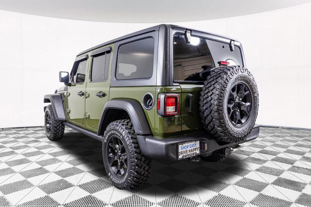 used 2021 Jeep Wrangler Unlimited car, priced at $32,977