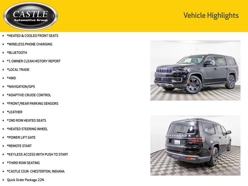 used 2022 Jeep Wagoneer car, priced at $35,277