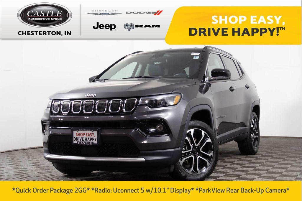 used 2022 Jeep Compass car, priced at $23,177