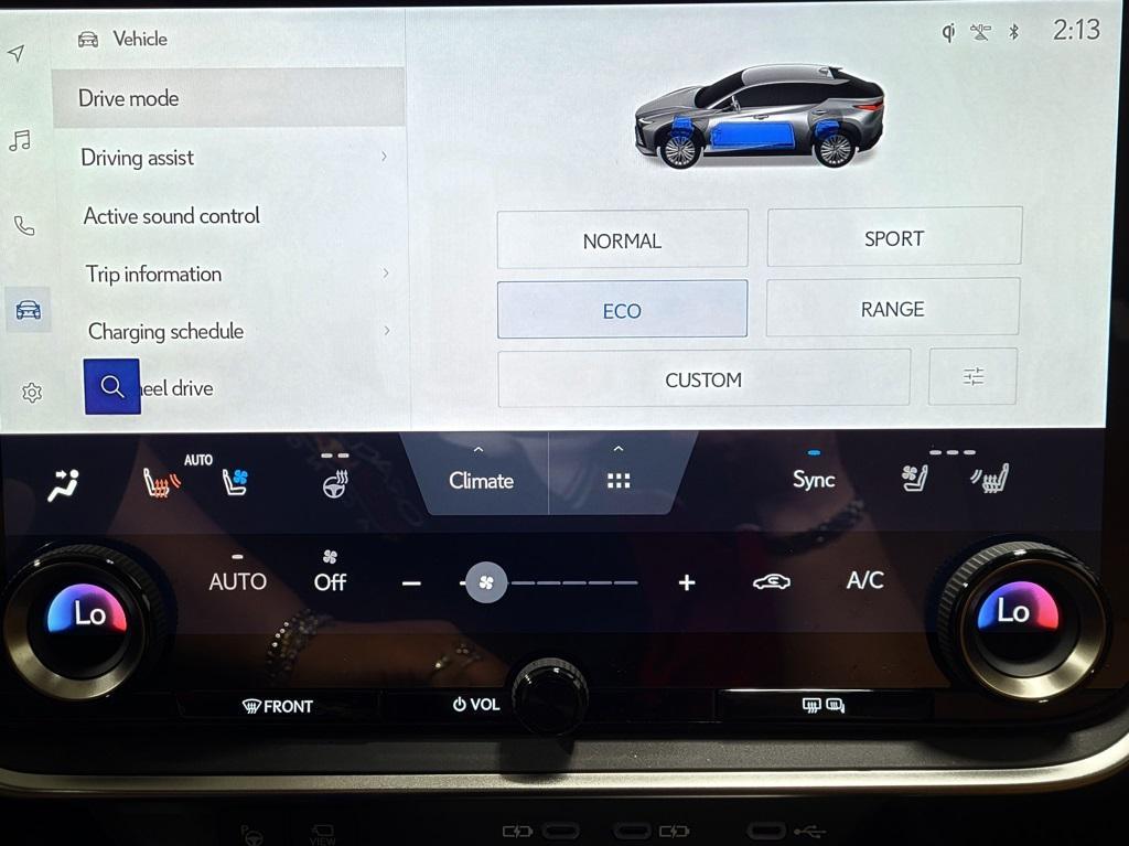 used 2023 Lexus RZ 450e car, priced at $38,998