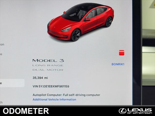 used 2021 Tesla Model 3 car, priced at $27,442