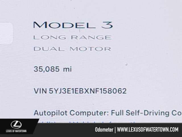 used 2022 Tesla Model 3 car, priced at $28,444