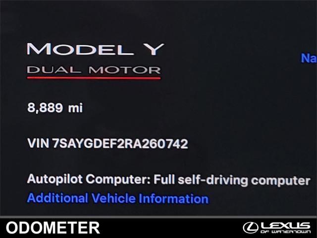 used 2024 Tesla Model Y car, priced at $42,996