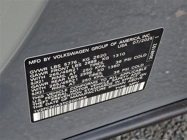 new 2026 Volkswagen Atlas Cross Sport car, priced at $56,436