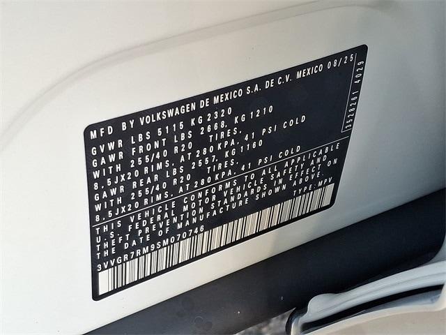 new 2025 Volkswagen Tiguan car, priced at $38,777