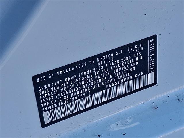 new 2026 Volkswagen Jetta car, priced at $26,277