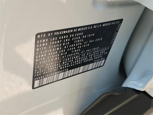 new 2025 Volkswagen Taos car, priced at $26,777