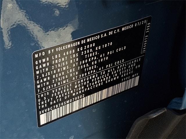 new 2025 Volkswagen Taos car, priced at $27,777