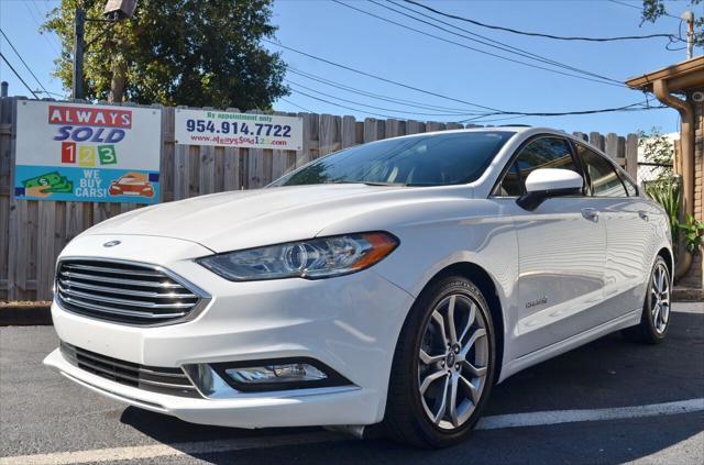 used 2017 Ford Fusion Hybrid car, priced at $11,750