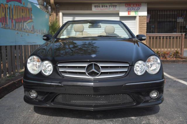 used 2009 Mercedes-Benz CLK-Class car, priced at $14,750