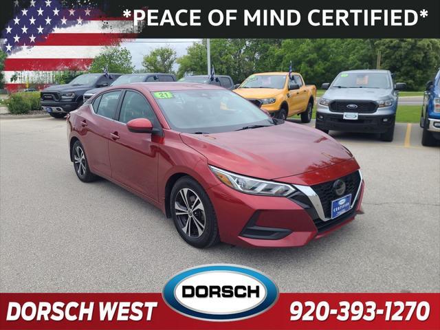 used 2021 Nissan Sentra car, priced at $17,353