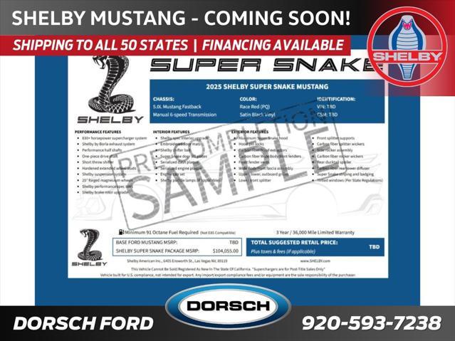 new 2025 Ford Mustang car