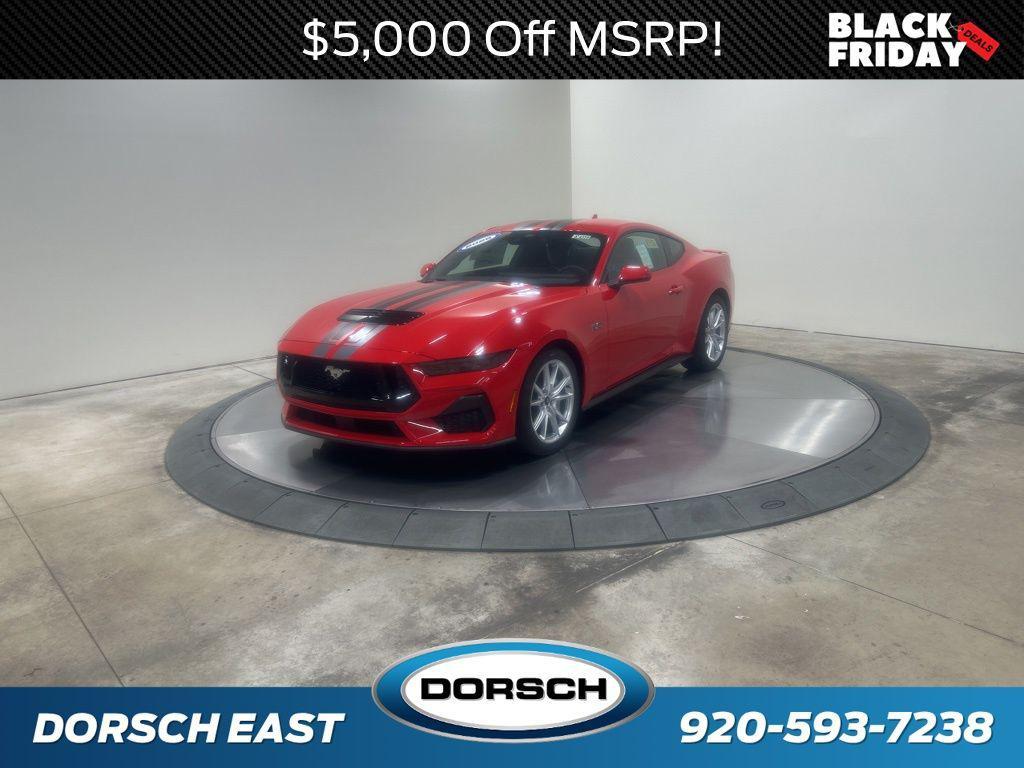 new 2025 Ford Mustang car, priced at $57,300