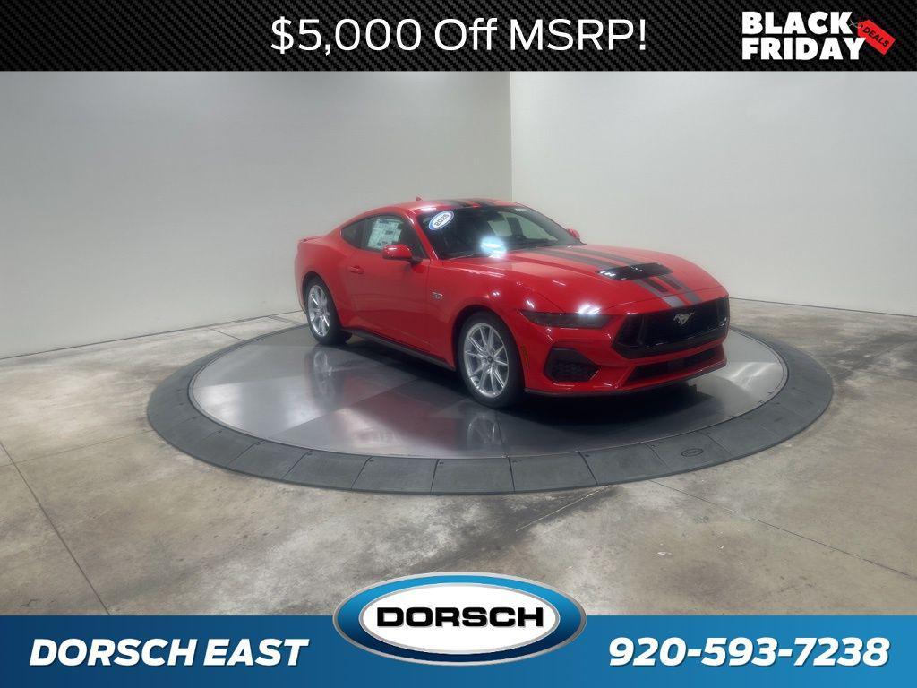new 2025 Ford Mustang car, priced at $57,300