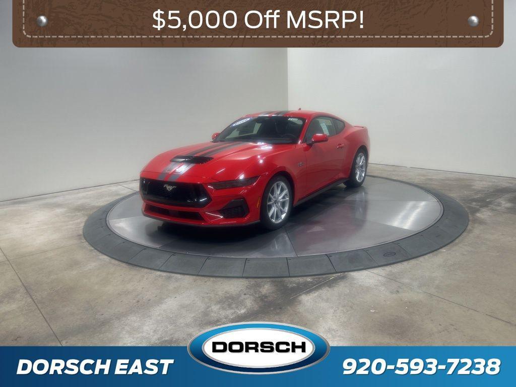 new 2025 Ford Mustang car, priced at $57,300