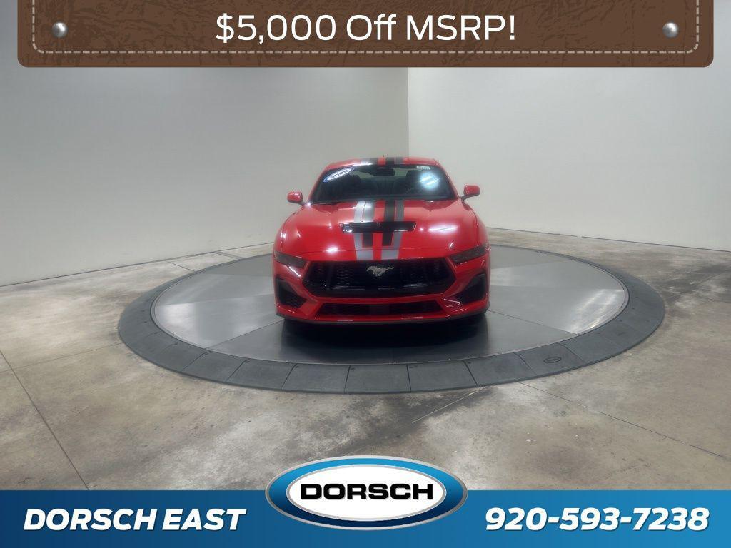 new 2025 Ford Mustang car, priced at $57,300