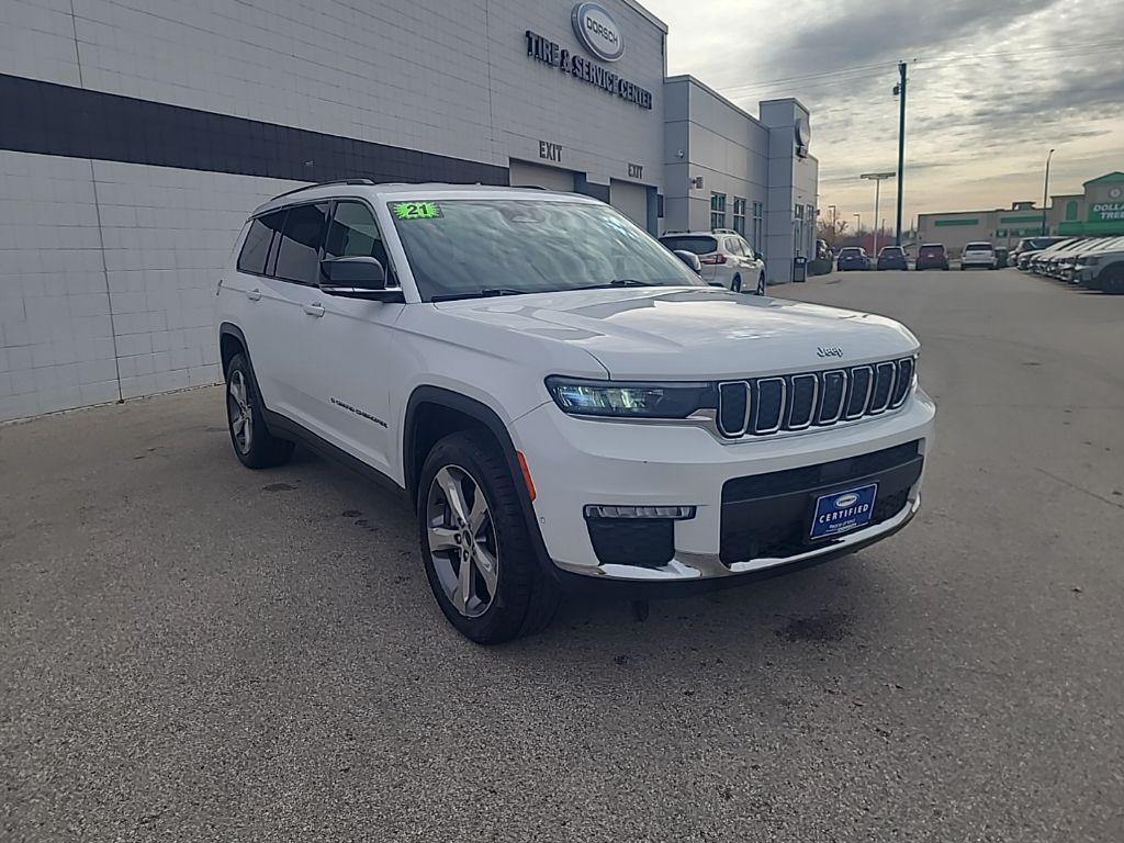used 2021 Jeep Grand Cherokee L car, priced at $29,997