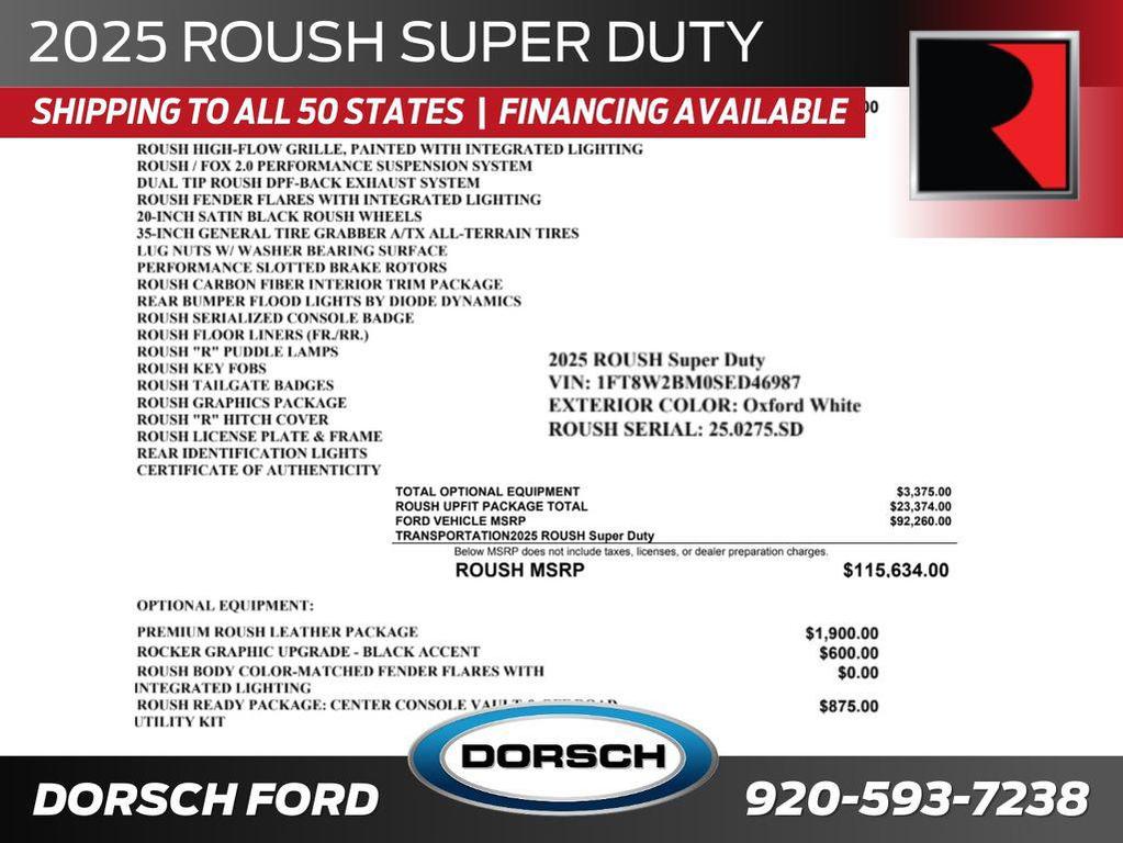 new 2025 Ford F-250 car, priced at $113,134