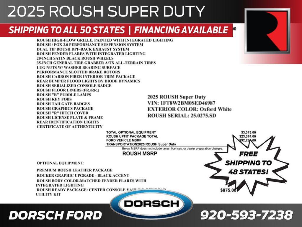 new 2025 Ford F-250 car, priced at $114,634