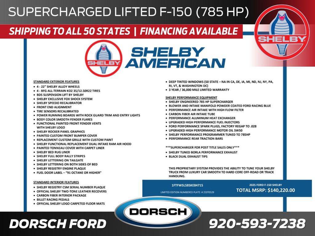 new 2025 Ford F-150 car, priced at $140,220