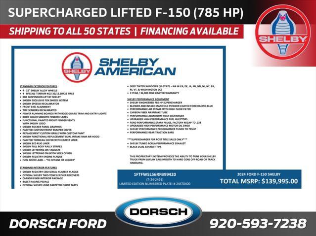new 2024 Ford F-150 car, priced at $122,995