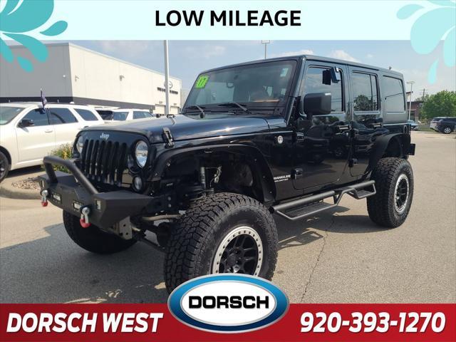used 2017 Jeep Wrangler Unlimited car, priced at $24,693