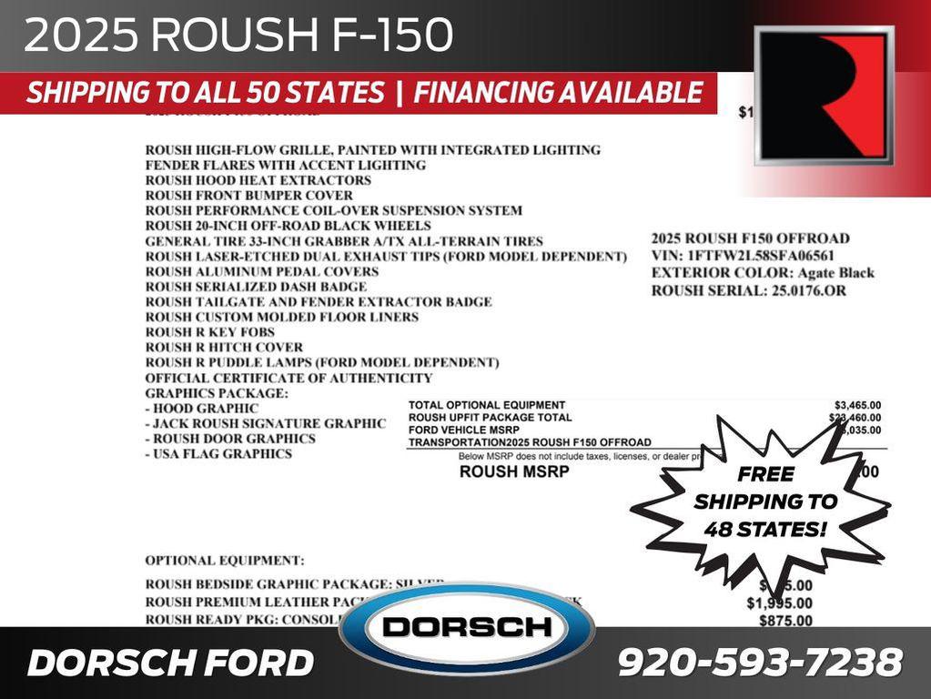 new 2025 Ford F-150 car, priced at $77,995