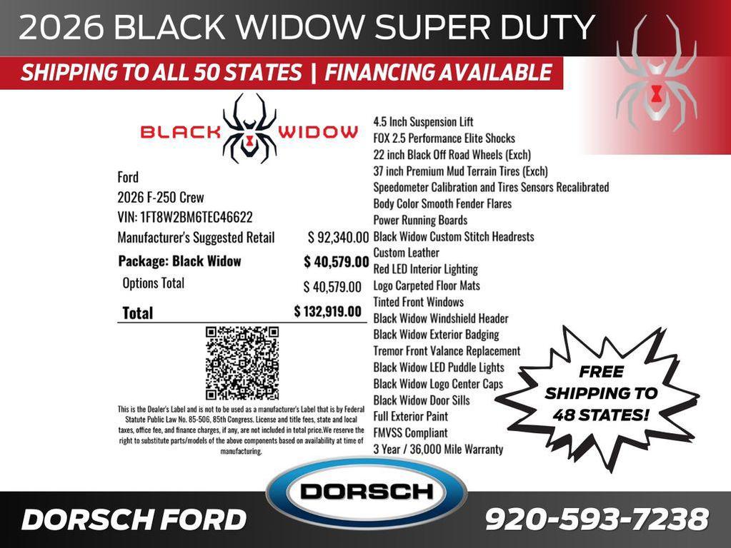 new 2026 Ford F-250 car, priced at $132,919