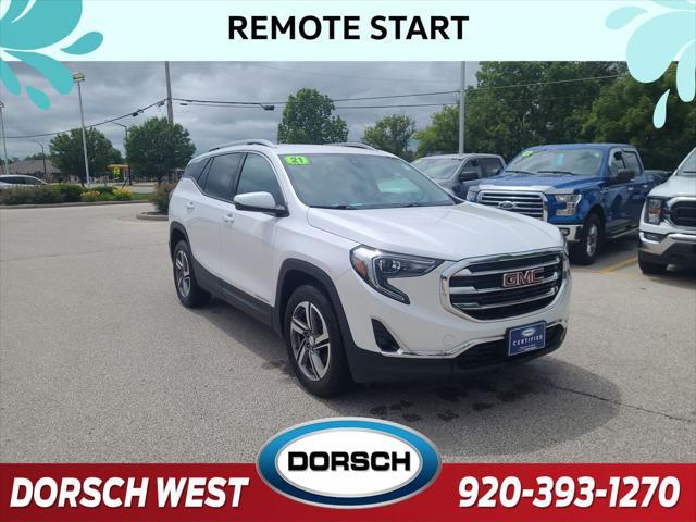 used 2021 GMC Terrain car, priced at $23,813