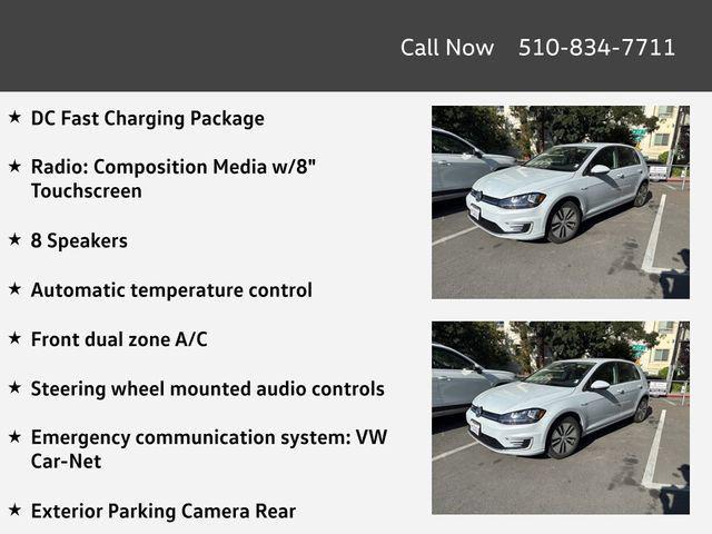 used 2018 Volkswagen e-Golf car, priced at $11,695