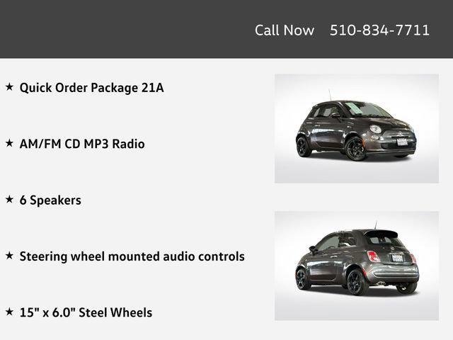 used 2015 FIAT 500 car, priced at $8,495