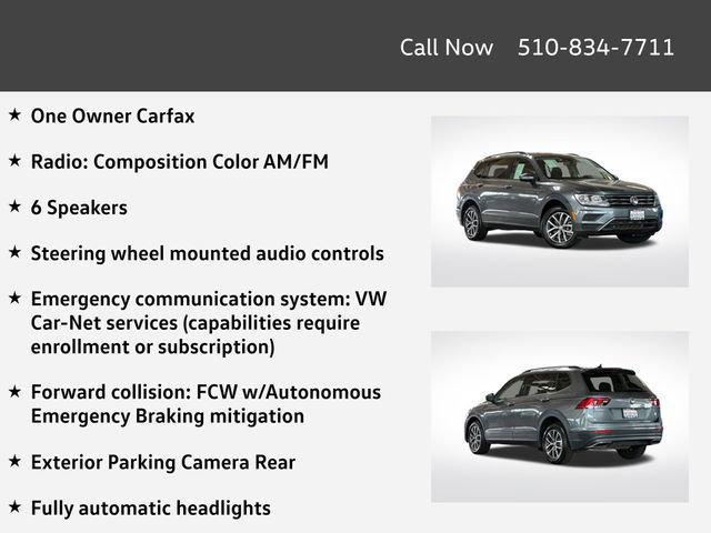 used 2021 Volkswagen Tiguan car, priced at $15,695