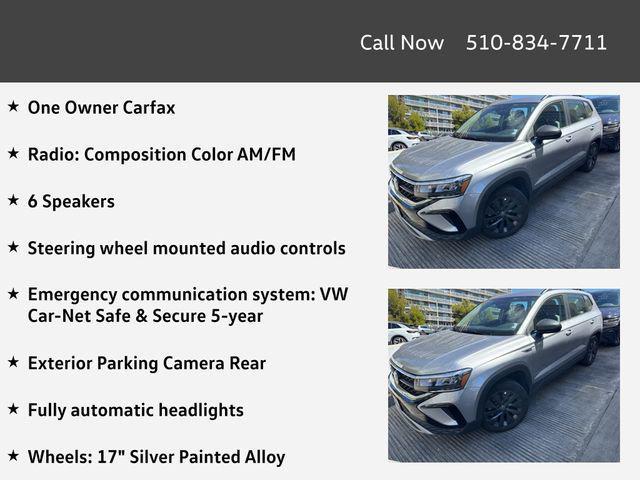 used 2024 Volkswagen Taos car, priced at $20,795