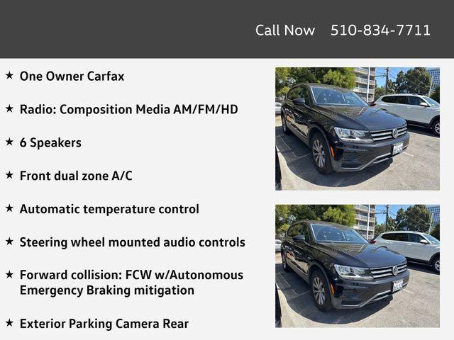 used 2019 Volkswagen Tiguan car, priced at $18,495
