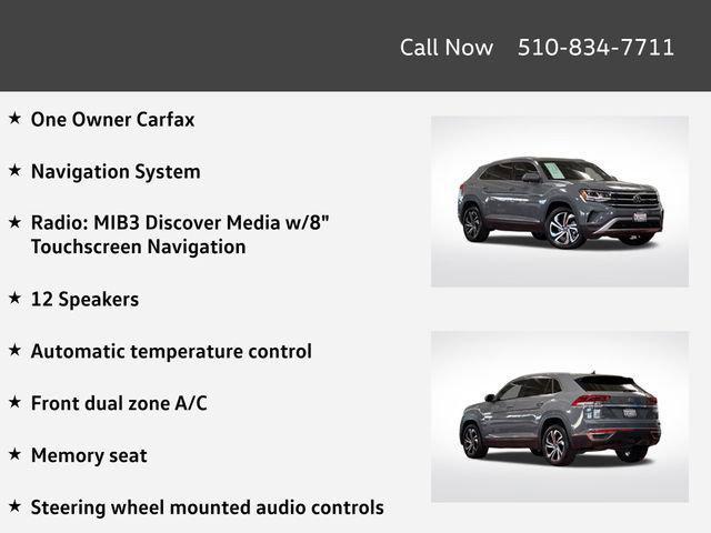 used 2021 Volkswagen Atlas Cross Sport car, priced at $26,695