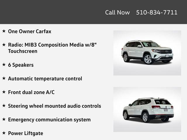 used 2022 Volkswagen Atlas car, priced at $24,695