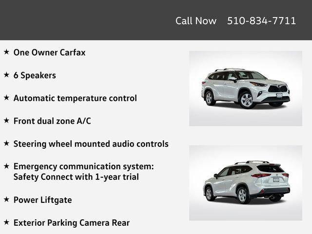 used 2022 Toyota Highlander car, priced at $28,695