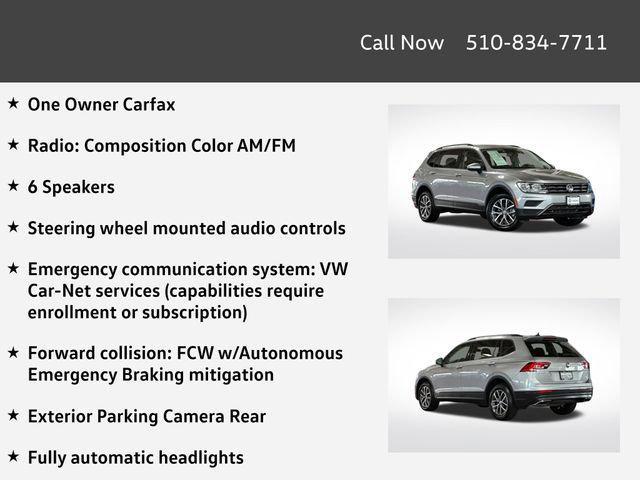 used 2021 Volkswagen Tiguan car, priced at $18,995