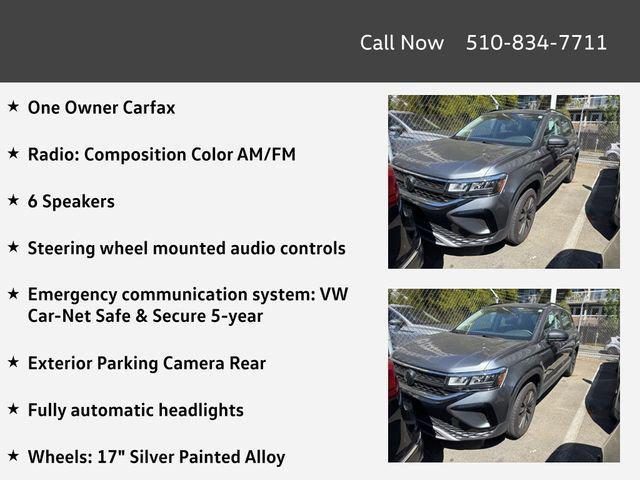 used 2024 Volkswagen Taos car, priced at $20,995