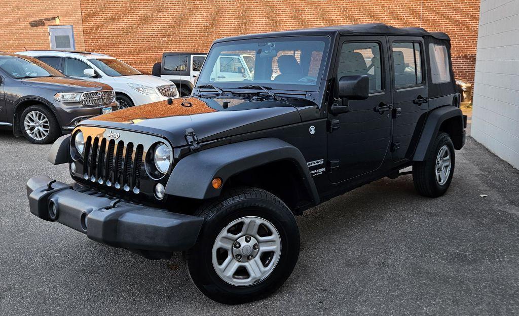 used 2018 Jeep Wrangler JK Unlimited car, priced at $14,500