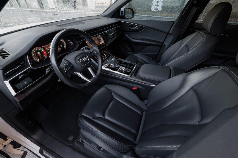 used 2021 Audi Q8 car, priced at $42,500