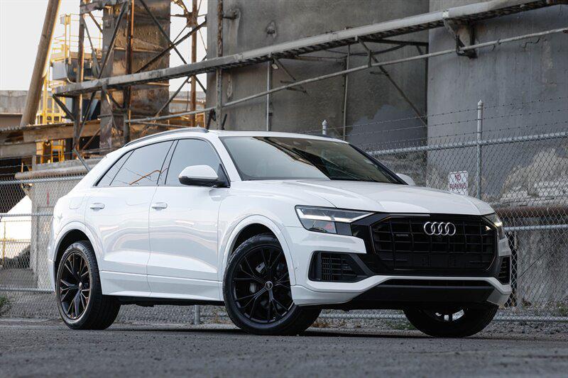 used 2021 Audi Q8 car, priced at $42,500