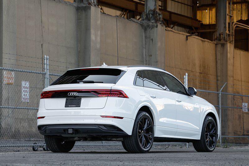used 2021 Audi Q8 car, priced at $42,500