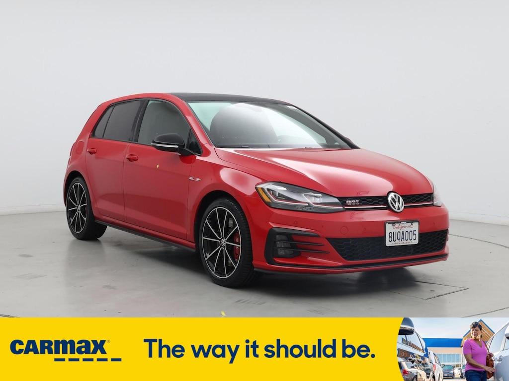 used 2021 Volkswagen Golf GTI car, priced at $27,998