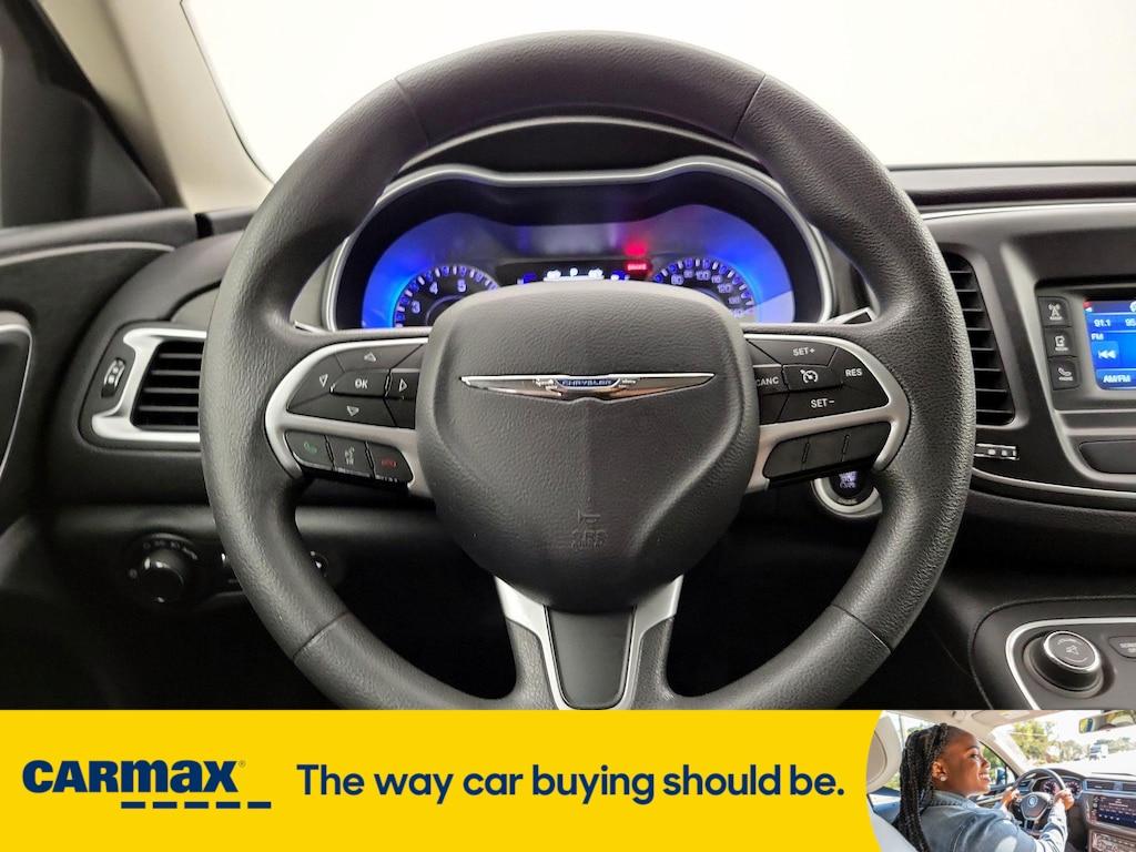 used 2015 Chrysler 200 car, priced at $10,998