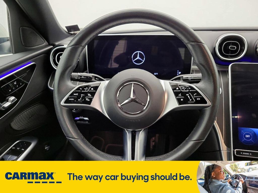 used 2022 Mercedes-Benz C-Class car, priced at $31,998