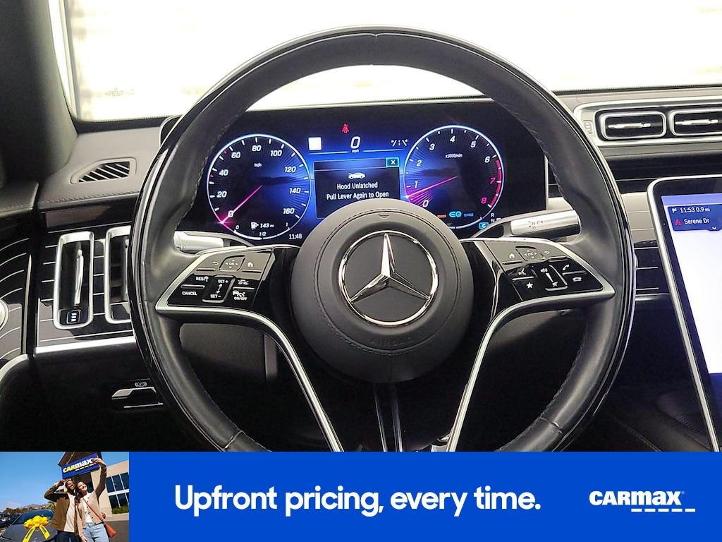 used 2021 Mercedes-Benz S-Class car, priced at $73,998